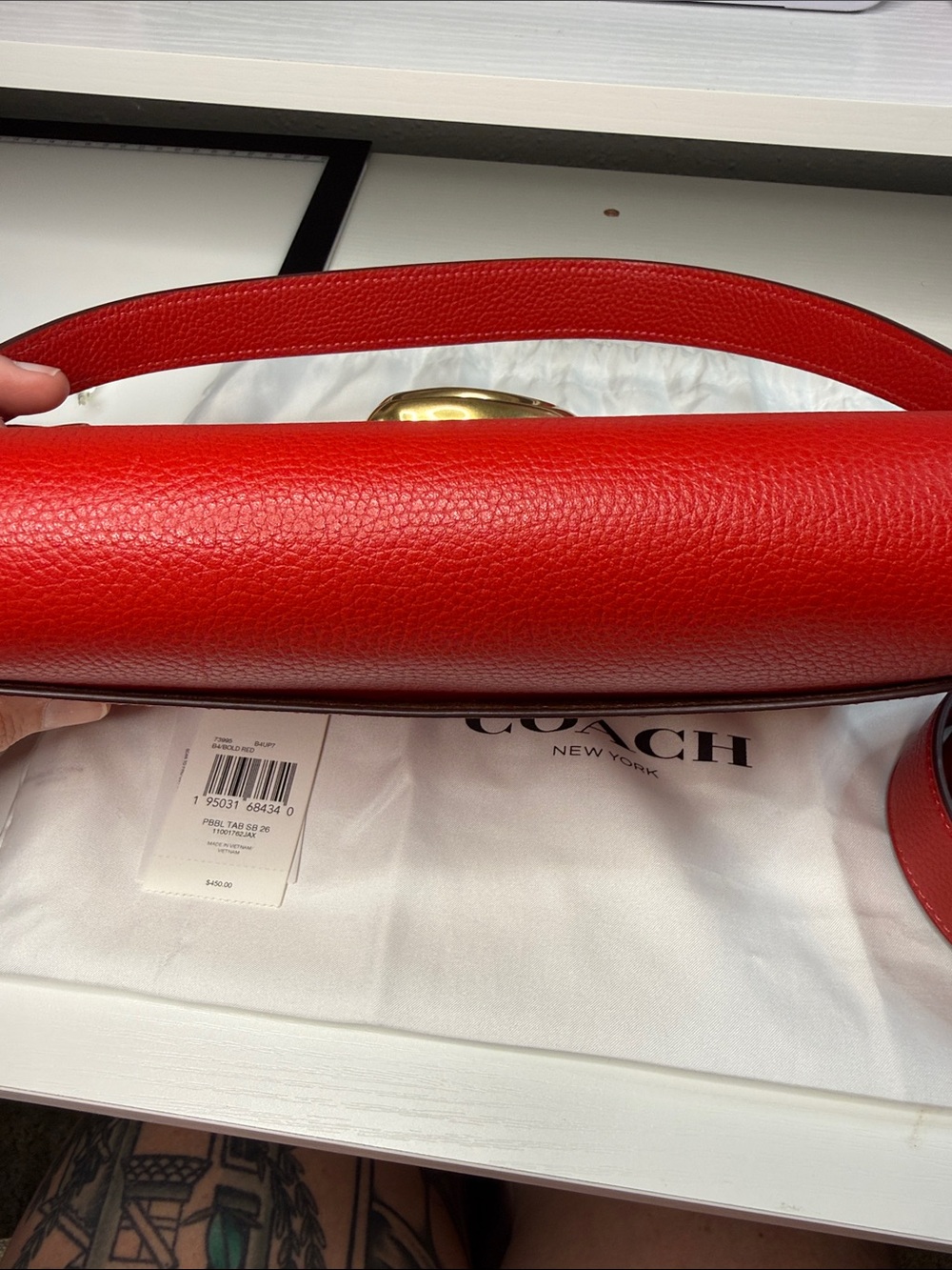 Coach VINTAGE TABBY 26 Shoulder bag Bold Red - Picture 6 of 15
